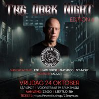 Event graphic design The Dark Night